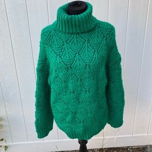NWOT GOODNIGHT MACAROON knitted cowl neck sweater